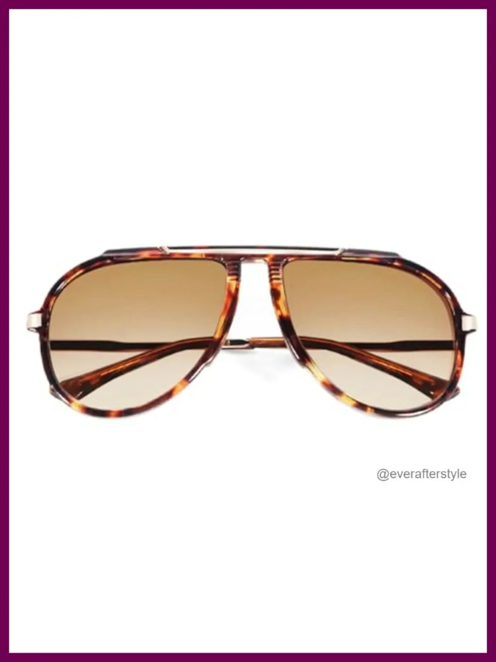 Oversized Aviator Sunglasses Retro 70s Vintage Metal Shades Women Men